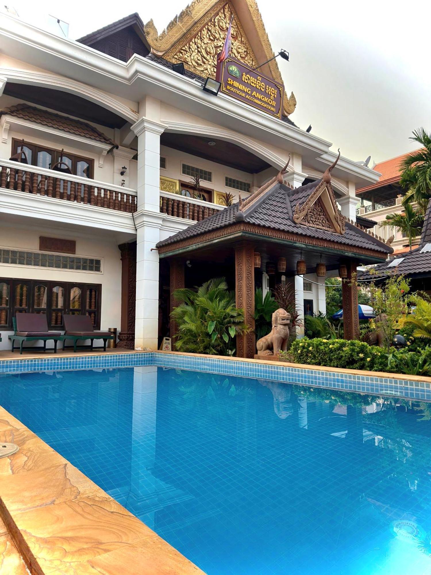 Shining Angkor Boutique Hotel Siem Reap Exterior foto